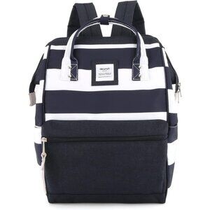 Women Black Travel School Backpack Charging Port Doctor Work Bag College Student